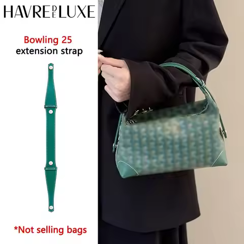 Bag extended shoulder strap for Goyard Bowling 25 toiletries bag handle shoulder replacement strap b