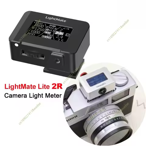 Photography Mini Camera Light Meter LightMate Lite 2R Set-top Reflection Luminometer LED Display Rea