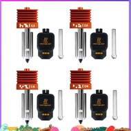 For  Lab H2C P2S H2D for  Lab P2S Compatible 4PCS Hotend Kit 0.2/0.4/0.6/0.8mm Hardened Steel Nozzle