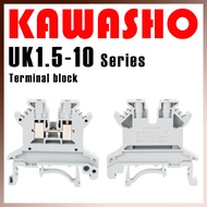 Terminal UK1.5N UK2.5N (UK2.5B) UK3N UK5N UK6N UK10N Gray UK Block "KAWASHO"