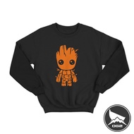Sweater movie groot guardian galaxy avengers marvel M025 crewneck OG2 2D M