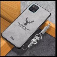 case samsung a12 / m12 deer soft case - abu-abu