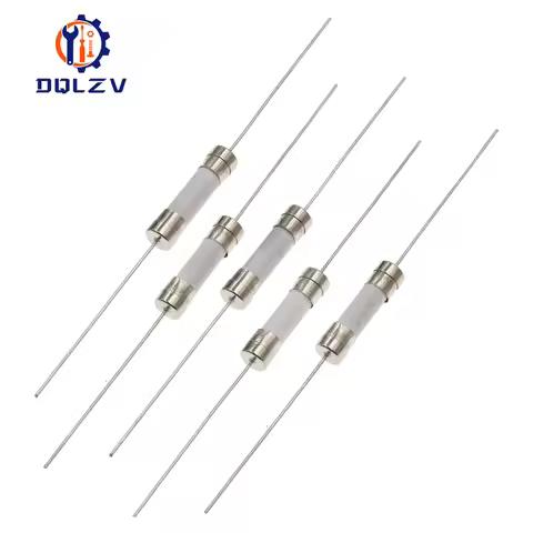 Quick Break 5X20MM Ceramic Fuse Slow Blow Tube Fuse With Pin 5*20MM 250V 0.5A 1A 2A 3A 4A 5A 6A 7A 8