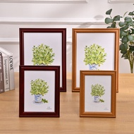 New Nordic Imitation Solid Wood Photo Frame Swing Table Hang Wall 20 23 27cm Size Can Be Customized 