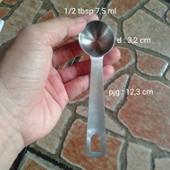 Stainless Steel Measuring Spoon 7.5ml Measuring Spoon 1/2 TBSP 1/2 Tablespoon