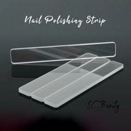 Manicure Tools Square and Round Glass Nano Nail File Polishing Artifact Bright Nail Polishing Strip