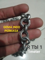 RANTAI JALA TEBAL NO 1/RANTAI JALA 1METER/TIMAH JALA/MURAH BANGET/1METER