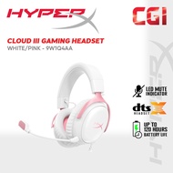 HyperX Cloud III X Spatial Audio Gaming Headset - White | Pink (9W1Q4AA)