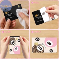 TasteTasty 4pcs Credit Card Stickers For Credit Card Skin Debit Card Sticker Personalized  Sticker C