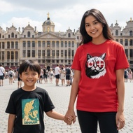 KATUN DENMARK SOUVENIR T-SHIRT, WEAR ASEAN COUNTRYTAG, 30s COMBED COTTON MATERIAL, PREMIUM GIFT SOUV