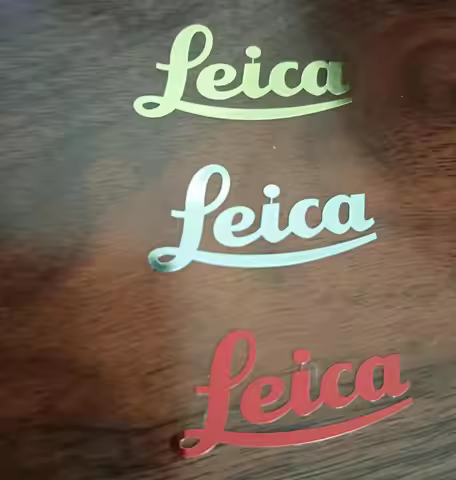 Leica logo Leica sticker Coke logo metal sticker logo logo mobile phone sticker camera sticker decor