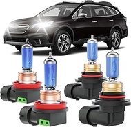Compatible with 2015-2022 Subaru Outback halogen bulbs, 05+H11
