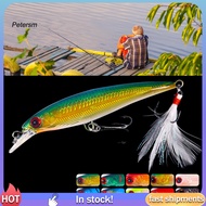 PP   Realistic Fishing Lure 9cm/6.7g Minnow Fishing Lure with Tongue Hooks – Hard Artificial Swimbai