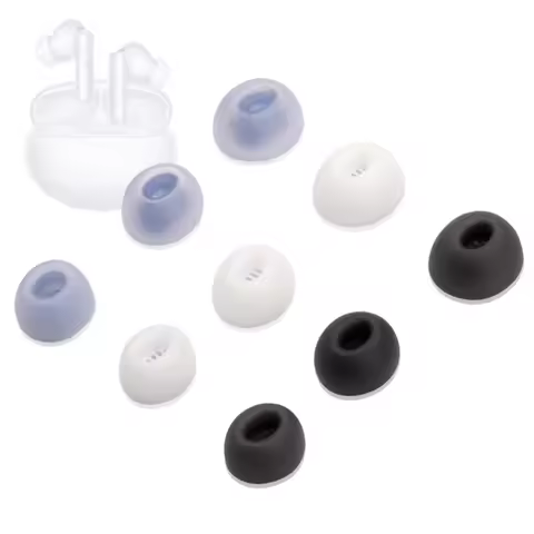 Silicone Ear Tips for HUAWEI Freebuds 6i Eartips Freebuds Pro 2/3 Ture Wireless Earbuds Tips Anti-Sl