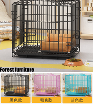 With toilet household indoor medium-sized dog cat dog villa small dog cat cage pet cage large dog dog cage