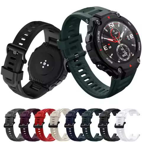 For Amazfit T-REX Silicone Watch Band Strap Sport Wristband For Huami Amazfit Trex Bracelet SmartWat