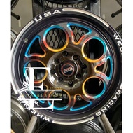 NEW SPORT RIM 15 INCH RM1180 U.S.A WHELLS  MYVI JAZZ CITY PERSOAN WAJA SAGA VIVA（KENA BELI 2KALI 1PA