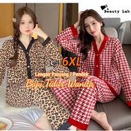 Baju Tidur Wanita Plus Size Baju Tido Perempuan Korean Style Women Pyjamas Sleepwear Pajamas Pijamas