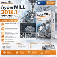 🔥 hyperMILL 2018.1 Lifetime For Windows 64-Bit | CAD CAM Software