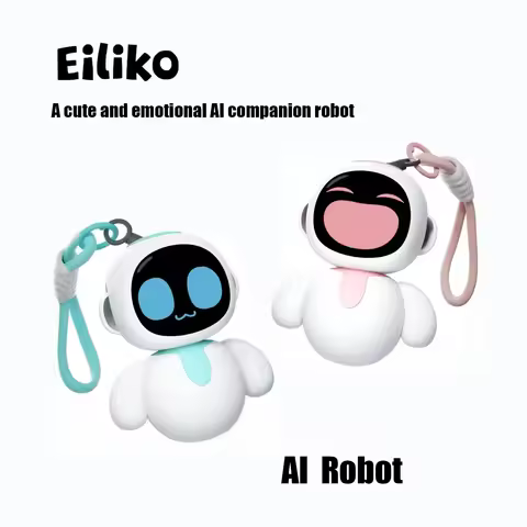 ENERGIZE LAB Eiliko Aquamarine Your Tiny AI Charm Robot That Matches Every Daily Outfit Fun Electron