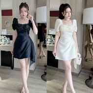 V60 PROM PARTY DRESS, PROM YEAR DRESS, WHITE OFF-Shoulder PRINCESS LADY DRESS