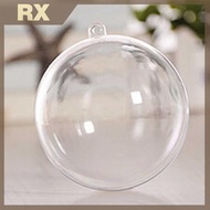 Transparent Open Plastic Christmas Decor Bauble Ornament Gift Present Box
