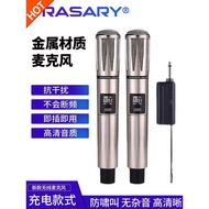 Wireless Teacher Outdoor Microphone Sound Card Speaker Home FM Amplifier ktv Rechargeable wireless m