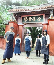 職人牛仔布 三用圍裙:短版