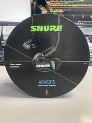 全新 Shure AONIC215 隔音耳機 未開封 黑色 有線