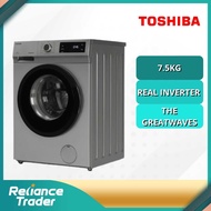 TOSHIB@ 7.5KG FRONT LOAD REAL INVERTER WASHER BH85SSK