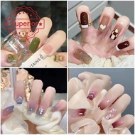 Fake Nails Set With Glue False Nails Fake Nails With Design Nails H3j7