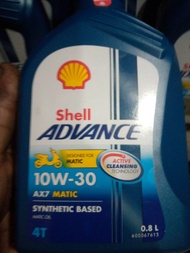 Oli Shell AX 7 Matic 10w - 30 ukuran 800 ml Original Oli motor metic