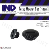 Tutup Block-Blok Magnet-Mesin Besar-Kecil Hitam Set Revo Lama-Absolute