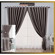 Y2 Ready Stock!!! Langsir Corak Kain Tebal Curtain Blackout UV Protection RING TYPE Curtain Window Made in Malaysia