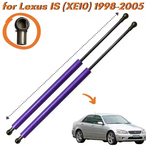 Qty(2) Hood Struts for Lexus IS (XE10) IS200 IS300 Toyota Altezza 1998-2005 Front Bonnet Gas Springs