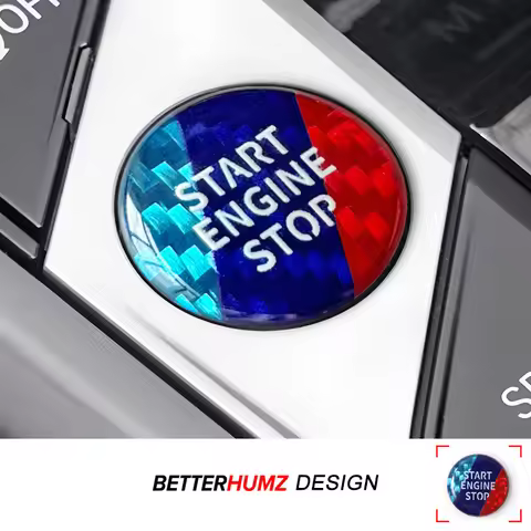 Engine Start Stop Button Sticker Trim Cover For BMW G20 G42 G22 G26 G02 G28 G01 G45 Z4 Real Carbon F
