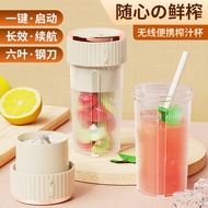 [Spot Goods⏰Mini Electric Juicer Cup Camping Outing Portable Juicer] Mini Electric Juicer Cup Wireless Portable Handheld Juice Cup Multi-Functional Household Small Portable Juicer Office Learning Camping Outing Portable Juicer Cup B8