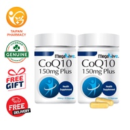 MegaLive CoQ10 150mg Plus Capsule (2x30s) EXP: 04/2028 (Free gift)
