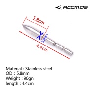 12pcs ID4.2 mm DIY50 60 70 80 90 100 110 120 Grain Stainless Steel Bullet Point Tip Arrow Head Acces