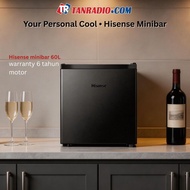 Hisense Peti Sejuk 60L MIni Bar Black Fridge Refrigerator 冰箱 Hitam Mini