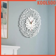 [Koolsoo] Ramadan Wall Clock Eid Decorative Wall Clock for Living Room Bedroom Kitchen