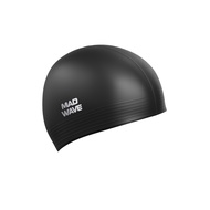 MADWAVE  LEISURE SWIM CAP - SOLID LATEX CAP (BLUE)
