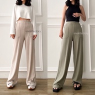 SIVALI Yuna Pants - Knit Highwaist Culottes - Cullote Pants - Women's Pants | 632