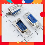 [10 Pieces]- 9-Pin Male DB9 Port 2 Rows Solder Wire Connector TechParts Viet
