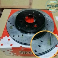 NISSAN ALMERA N17 DISC ROTOR PERFORMACE BRAND SHOJI MADE IN JAPAN DRILLED