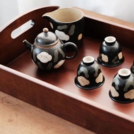 山茶花陶瓷茶壺 / 日式功夫茶具 / 家用茶杯禮物