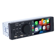 ZSBHT 1 Din 4 "CarPlay วิทยุรถยนต์บลูทูธแอนดรอยด์-เครื่องเล่น MP5ระบบเสียงสเตอริโอ USB A2DP แฮนด์ฟรี