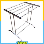 Towel Stand Hanger Drying Cloth Rack Stainless Steel Rak Tuala Ampaian Penyidai Baju Kain Sejadah Tuala Mandi