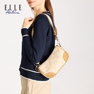 ELLE Active | กระเป๋าสะพายข้างผ้าลายเรโทร ELLE Active สำหรับผู้หญิง ดีไซน์เก๋ไก๋ ทรงสปอร์ต สไตล์ยูนิ