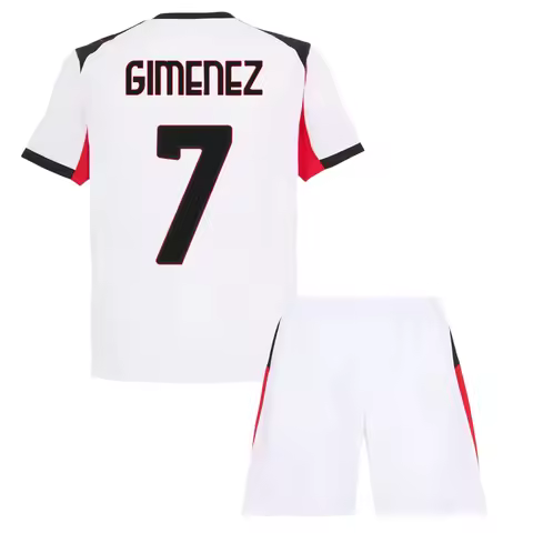 25-26 Mens/Kids New Activewear ACM Soccer #7 Gimenez Jerseys Fashion Sports T-Shirt White